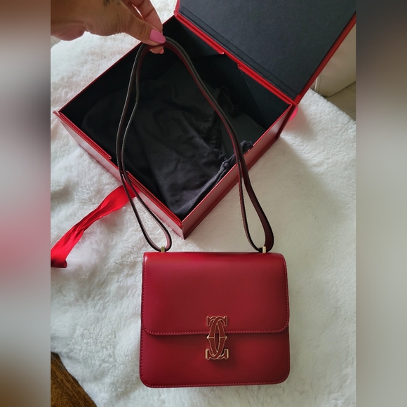 🌹Cartier • C DE CARTIER Mini shoulder/crossbody bag - Picture 3 of 11